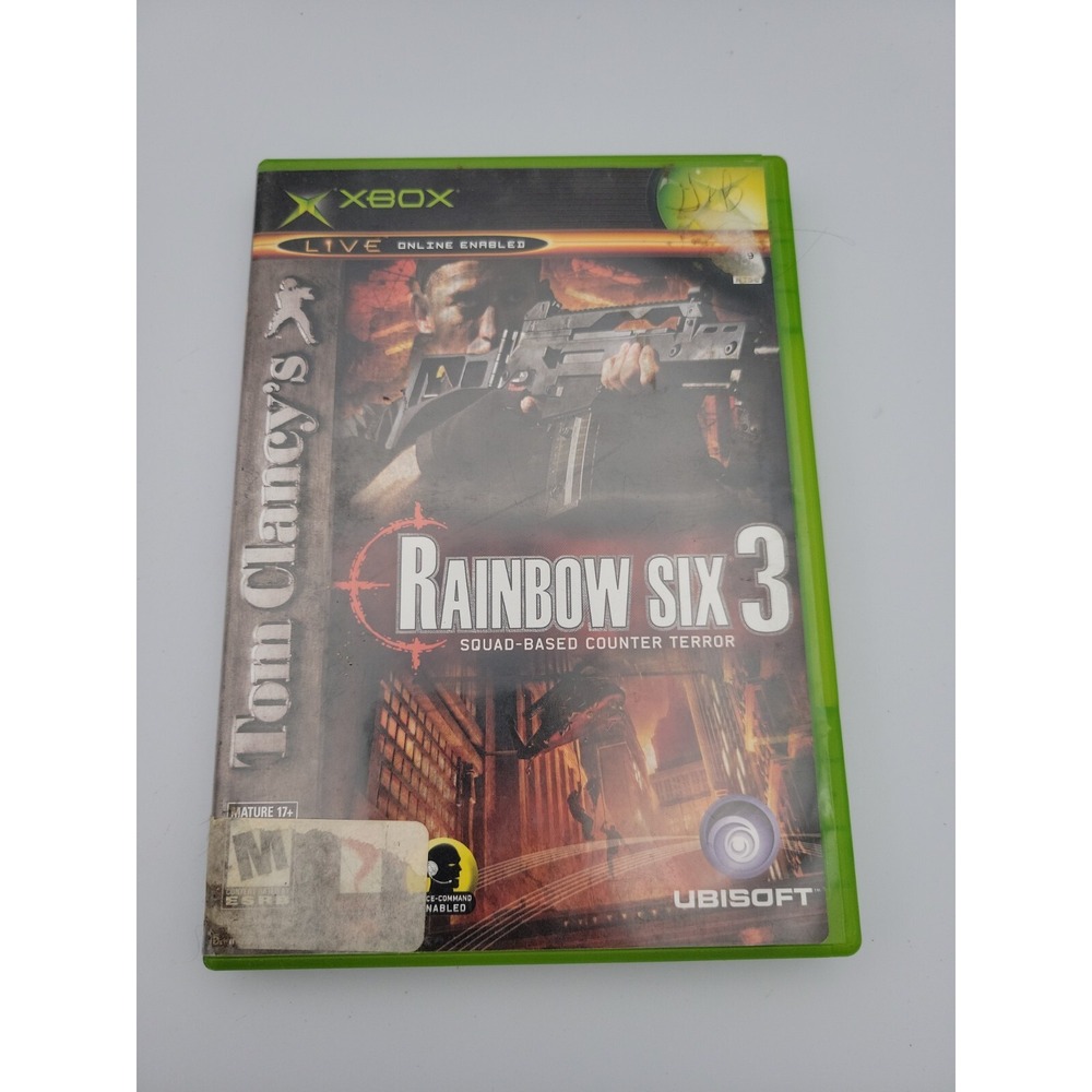 Tom Clancy's Rainbow Six 3 Microsoft Xbox 2003 CIB Manual 008888510147